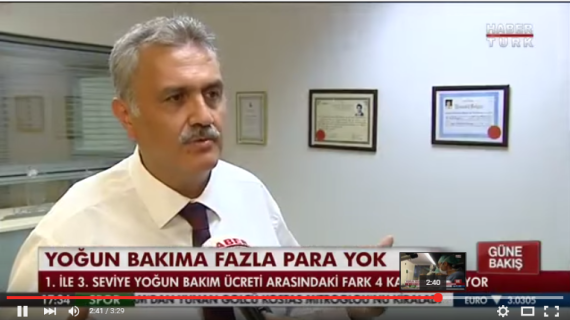 OHSAD Genel Sekreteri Dr. Cevat Şengül’ün Yoğun Bakım Ödemeleri Hakkında Haber Türk Röportajı OHSAD Genel Sekreteri Dr. Cevat Şengül’ün Yoğun Bakım Ödemeleri Hakkında Haber Türk Röportajı