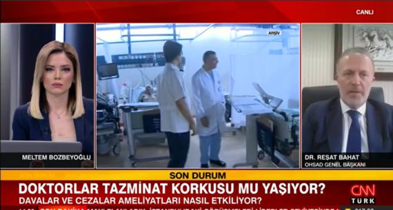 CNN Türk – Doktorlar Tazminat Korkusu mu Yaşıyor – 22 Nisan 2022