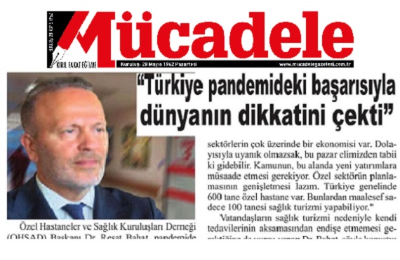 Mücadele Gazetesi – Türkiye Pandemideki Başarısıyla Dünyanın Dikkatini Çekti – 5 Mayıs 2022